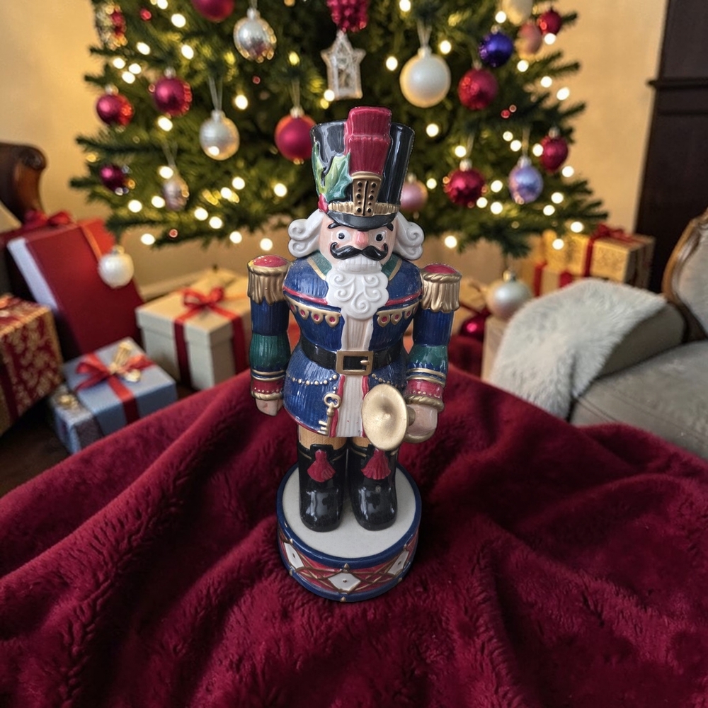 Fitz and Floyd Holiday Nutcracker New In Box